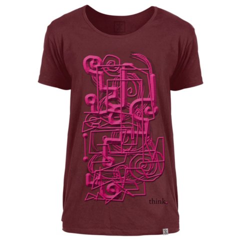 think-t-shirt-maroon